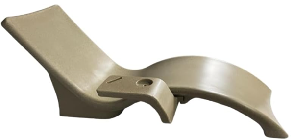 Sandstone Lounge Chair Connecting Table